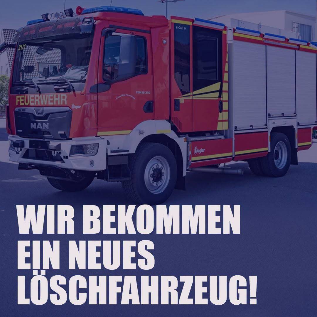 Gemeinderat beschließt neues Feuerwehrfahrzeug